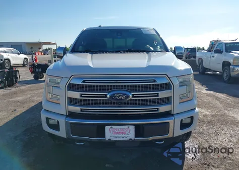 2015 Ford F-150 Platinum z USA, uszkodzony, nr VIN 1FTEW1EG0FFA99070
